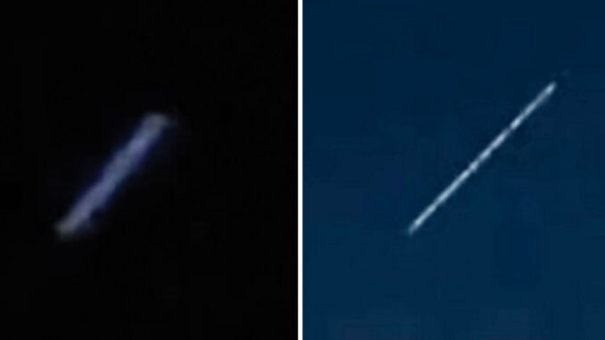 Avistamiento de luces celestes en el cielo llamaron la atención en Salto